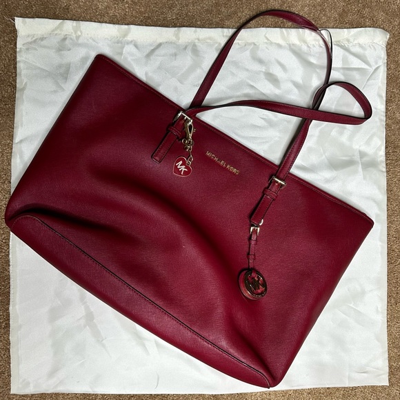 Michael Kors Leather Tote Bag - Picture 1 of 3